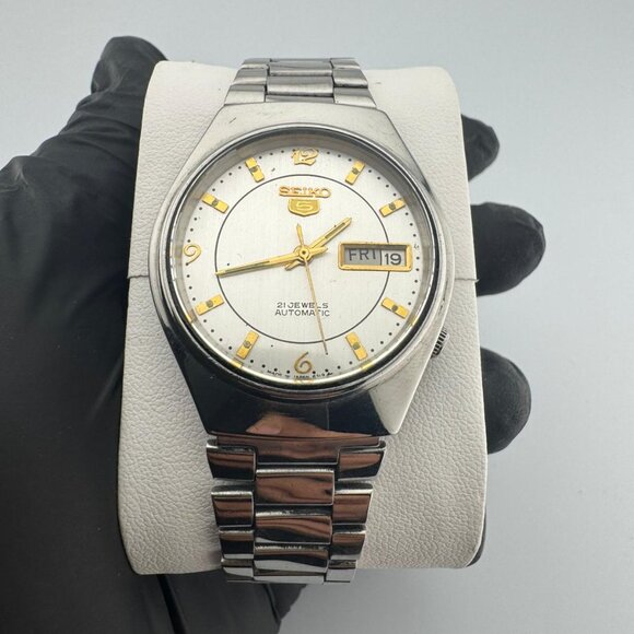Seiko 5 Automatic 21 Jewels - Vintage Wrist Watch - Made in Japan - Picture 3 of 9